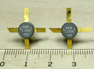 NEC made height cycle output transistor 2SC1594 2 piece set tube 291