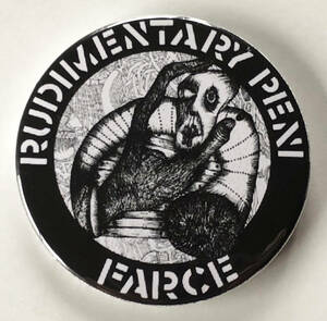 RUDIMENTARY PENI - Farce 缶バッジ 54mm #UK #punk #80's cult killer punk rock #custom buttons