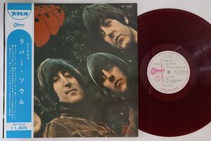 LP Beatles Rubber Soul (-オデオン赤盤) OP7450PROMO ODEON プロモ /00260