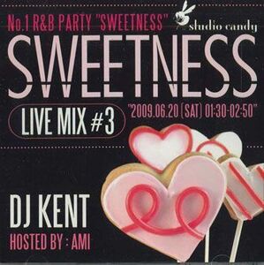 MIX CD Dj Kent Sweetness Live Mix 3 P0060 MONSTER MUSIC プロモ /00110