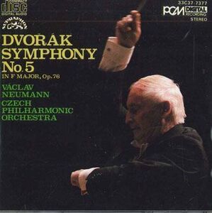 CD Neumann Dvorak Symphony No.5 In F Major, Op.76 33C377377 SUPRAPHON /00110