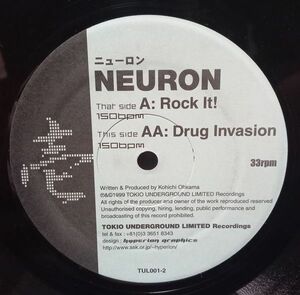 12 Neuron Rock It! / Drug Invasion TUL0012 Tokio Underground Limited 未開封 /00250