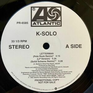 米12 K-Solo Letterman PR6585 Atlantic /00250