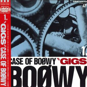 LASERDISC Boowy Gigs/Case Of Boowy 1 L0701101 EMI /00600