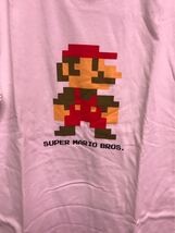 1点のみ! 新品 限定 スーパーマリオ ドット絵 tシャツ 30th 白L任天堂 NINTENDO SUPER MARIO BROS. 男女兼用_画像2