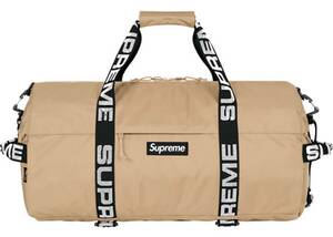 新品 未使用 国内正規品 ◆ Supreme 18ss Duffle Bag Tan/ベージュ◆ 半タグ付 代官山店舗購入商品
