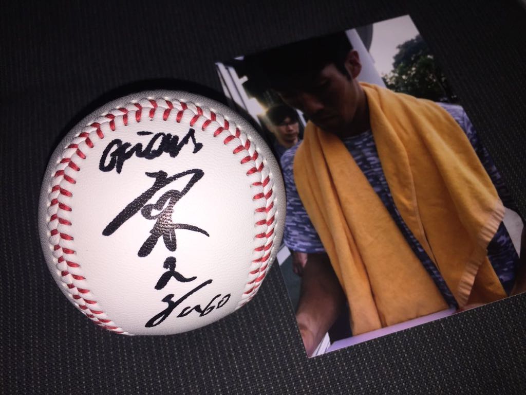 Giants 60 Akihiro Wakabayashi '18 signierter Okinawa Camp Original-Gedenkball (mit Foto), Baseball, Souvenir, Ähnliche Artikel, Zeichen
