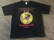 【レアメタルTシャツ】 METALLICA [メタリカ] ファンクラブ用 『FIFTEEN YEARS INFECTING THE PLANET 1993-2008』 XLサイズ_画像1