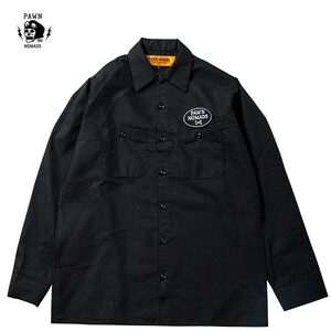 PAWN CREW L/S SHIRT ブラック Mサイズ