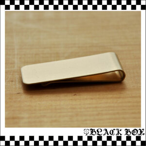 SOLID BRASS solid brass brass cloth brass purity brass money clip MONEYCLIP.basami simple plain original base stamp engrave 0.8