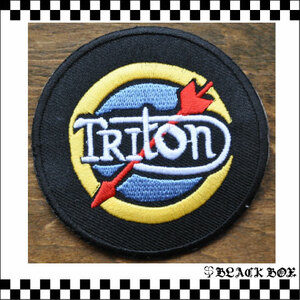 ワッペン TRITON トライトン TRIUMPH トライアンフ NORTON イギリス 英国 UK GB ENGLAND イングランド ロッカーズ 英車 バイク 025