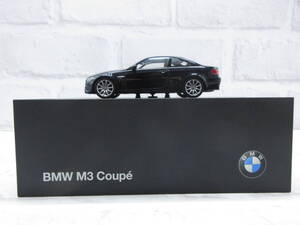 ミニカー　1/43　BMW　M3　クーペ　ブラック　ディーラー正規品　モデルカー 