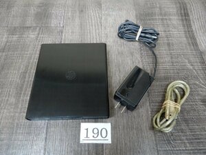 190☆HP★鉄枠頑丈＆コンパクト★USB 外付け DVDRWマルチドライブ★External USB Drive CD/DVD R/RW★HSTNN-PD06-91