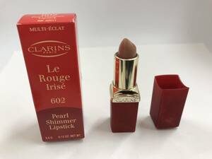 CLARINS PARIS[ Clarins ]ru rouge i Rize 602 ( lipstick ) unused goods . case . deterioration have /[ storage goods / unused goods ]#175977-52