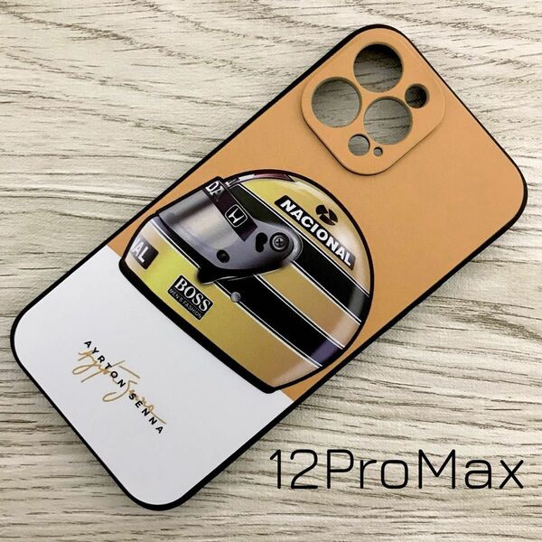 アイルトン・セナ ヘルメット iPhone 12 Pro Max ケース F1 マクラーレン ホンダ ブラジル スマホ