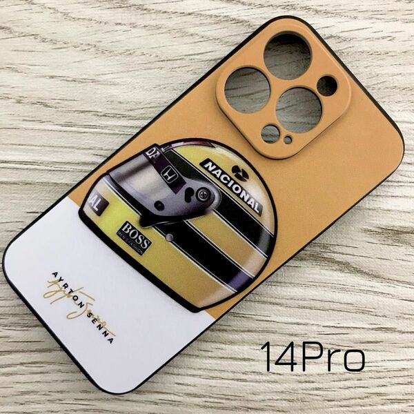 アイルトン・セナ ヘルメット iPhone 14 Pro ケース F1 マクラーレン ホンダ ブラジル スマホ