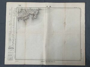 【古地図】　昭和2２年印刷　『千葉県（上総国）・勝浦』　明治36年測図　5万分の一地形図　～旅の軌跡～　大量出品　Ｋ0705Ｕ