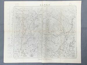 【古地図】　昭和23年印刷　『山梨県（甲斐国）・御獄昇仙峡』　明治43年測図　5万分の一地形図　～旅の軌跡～　大量出品　Ｋ0705Ｕ