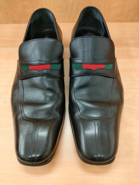 良品 GUCCI グッチ ローファー メンズ 40.5/25.5cm 相当