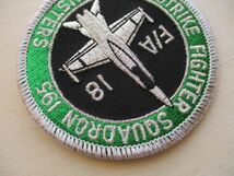 【送料無料】アメリカ海軍VFA-195 Dambustersパッチ刺繍ワッペン/ダムバスターズNAVY米海軍USN米軍NAVYアメリカ米軍F/A-18白頭鷲Hornet M70_画像3