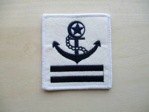 【送料無料】碇 パッチ刺繍ワッペン/記章いかり船舶MARINES漁師イカリpatch海マリーン星NAVY海軍 M71