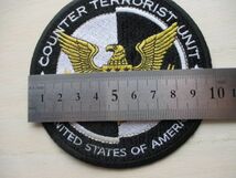 【送料無料】カウンター テロリスト ユニットCOUNTER TERRORIST UNITテロ対策部隊ワッペンUNITED STATES OF AMERICAパッチPATCH/CTU M72_画像9