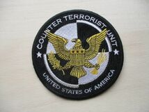 【送料無料】カウンター テロリスト ユニットCOUNTER TERRORIST UNITテロ対策部隊ワッペンUNITED STATES OF AMERICAパッチPATCH/CTU M72_画像1