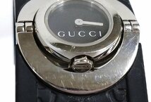 ▽GUCCI グッチ トワール バンクル ラバーウォッチ　クオーツ　腕時計 12515047　中古▽007529_画像4