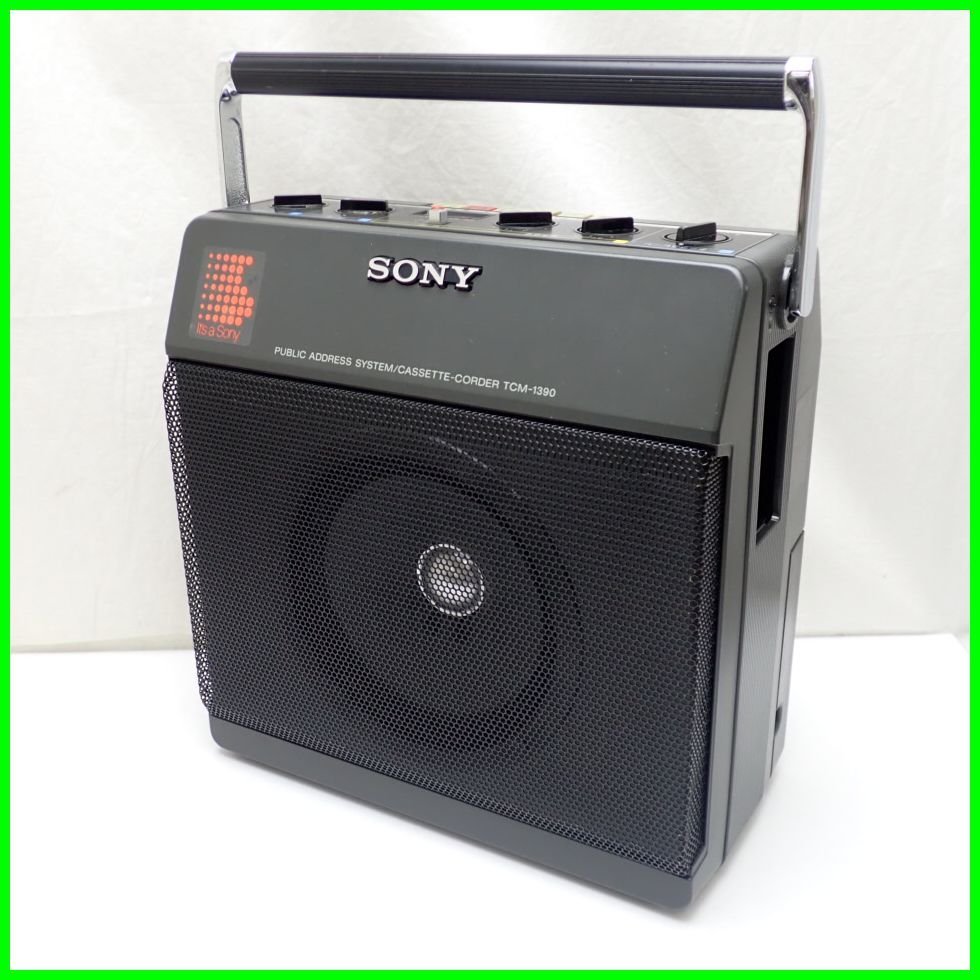 SONY TCM- 1390 カセット 拡声器 アンティーク-