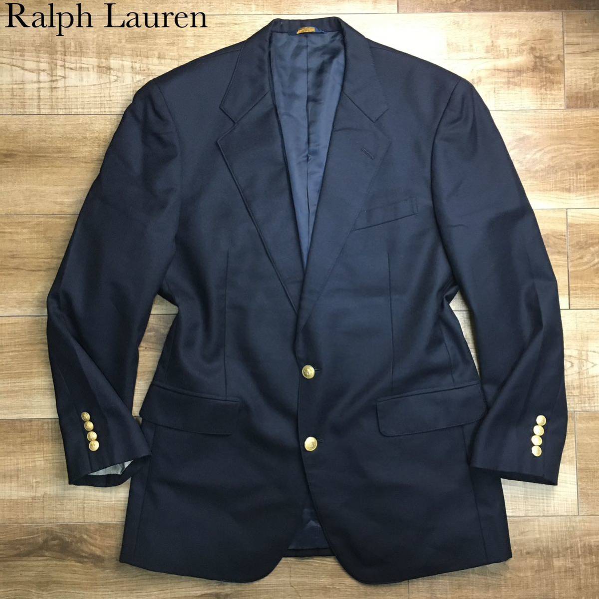 手数料安い 【美品】RALPH LAUREN 紺ブレ 金ボタン エンブレム