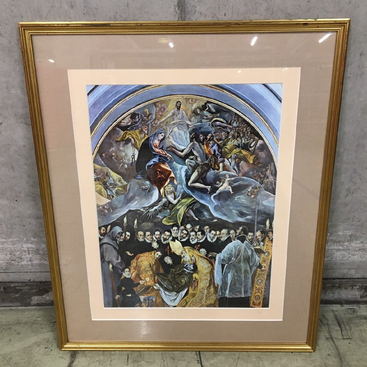 RT0428-11 [Kopie] Christus gerahmte religiöse Malerei, Kunst, Innenkollektion, Kunst (Rahmen) 65 x 82 x 2, 5 cm (Bild), 42 x 52 cm, 160 Größe, Malerei, Ölgemälde, religiöse Malerei