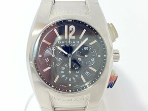 BVLGARI BVLGARY L gonEG40SCH wristwatch men's self-winding watch AT chronograph Date operation goods SS black face 