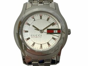 【美品】 GUCCI グッチ 5500 メンズ 腕時計 自動巻き AT SS 動作品 デイト