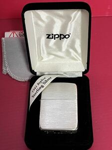 ZIPPO/ ジッポー/ STERLING SILVER/ スターリングシルバー 純銀 1941レプリカオイルライター 未使用 2015年