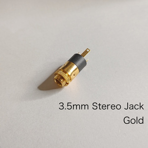 3.5mm стерео Gold Jack наушники panel установка 