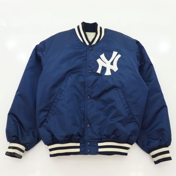 美品 90s STARTER ヤンキース スタジャン ネイビー Lサイズ