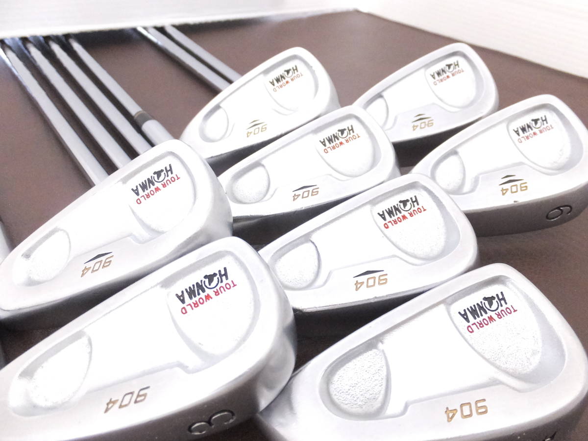  Honma Golf ** высший класс . металлический кованый TOUR WORLD 904 FORGED ** роскошный 8 шт. комплект!!!