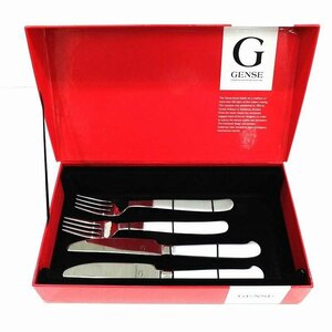 GENSE ゲンセ REJKA ナイフ フォーク セット カトラリー テーブルナイフ 2人用 ペア 食器 ブランド【中古】JA-16532