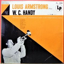 (LP) フラット盤国内初回オリジナル別ジャケ LOUIS ARMSTRONG [PLAYS W. C. HANDY] モノ/ルイアームストロング/200g/1955年/日コロ/PL 5008_画像1