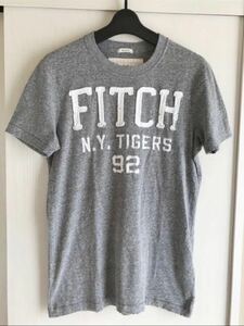 アバクロ Abercrombie&Fitch アバクロンビー&フィッチ 半袖 シャツ メンズ S175サイズ グレー