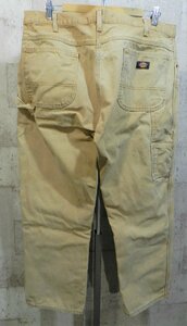 ディッキーズ メキシコ製 ダック ペインターパンツ 38/30 ブラウン Dickies ビッグサイズ