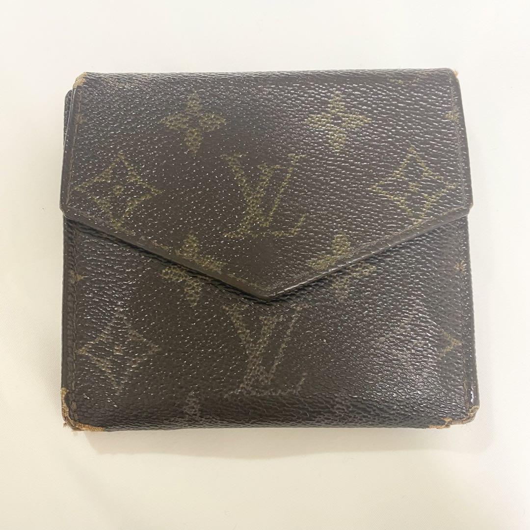 美品 正規品 ルイヴィトン 折り財布 モノグラム ダンティ Wホック