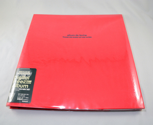 [ unused storage goods ]*na hippopotamus cocos nucifera 100 year cardboard Digital Free Album RED + change cardboard 10 sheets (100 year cardboard +5 sheets insertion ×2) Nakabayashi