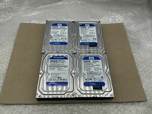 WD WD5000AZLX 500GB HDD 4個セット ジャンク扱い