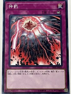 遊戯王 ノーマル 罠 1枚 神罰 SR05