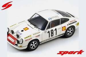 ■スパークモデル 1/18 1969 ポルシェ911R #181 ツール・ド・フランスオート 優勝