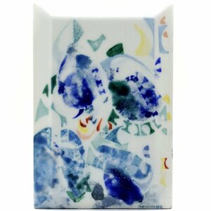 セーブル(Sevres) 超希少 一点物 磁器製 手描き 陶板画 ジョー ダウニング(3) タイルタブルー 飾り物 フランス製 新品, 美術品, 絵画, その他