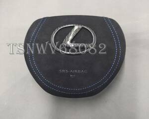 ★送料無料★ Lexus GS 10前期 Fスポーツ RX 10後期 ブルーステッチ入り アルカンターラ カーボン Steering Airbag Cover