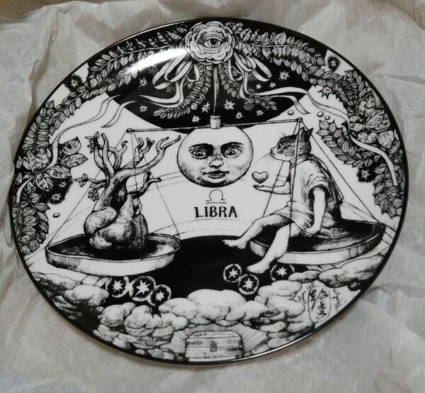 ヒグチユウコ CIRCUS FINAL END 天秤座 Libra 丸皿
