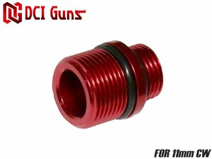 DCI GUNS/M11CW-AD-RED/M11ネジ-M14ネジ変換アダプター (レッド)